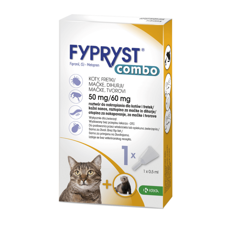 Fypryst Combo za mačke in dihurje